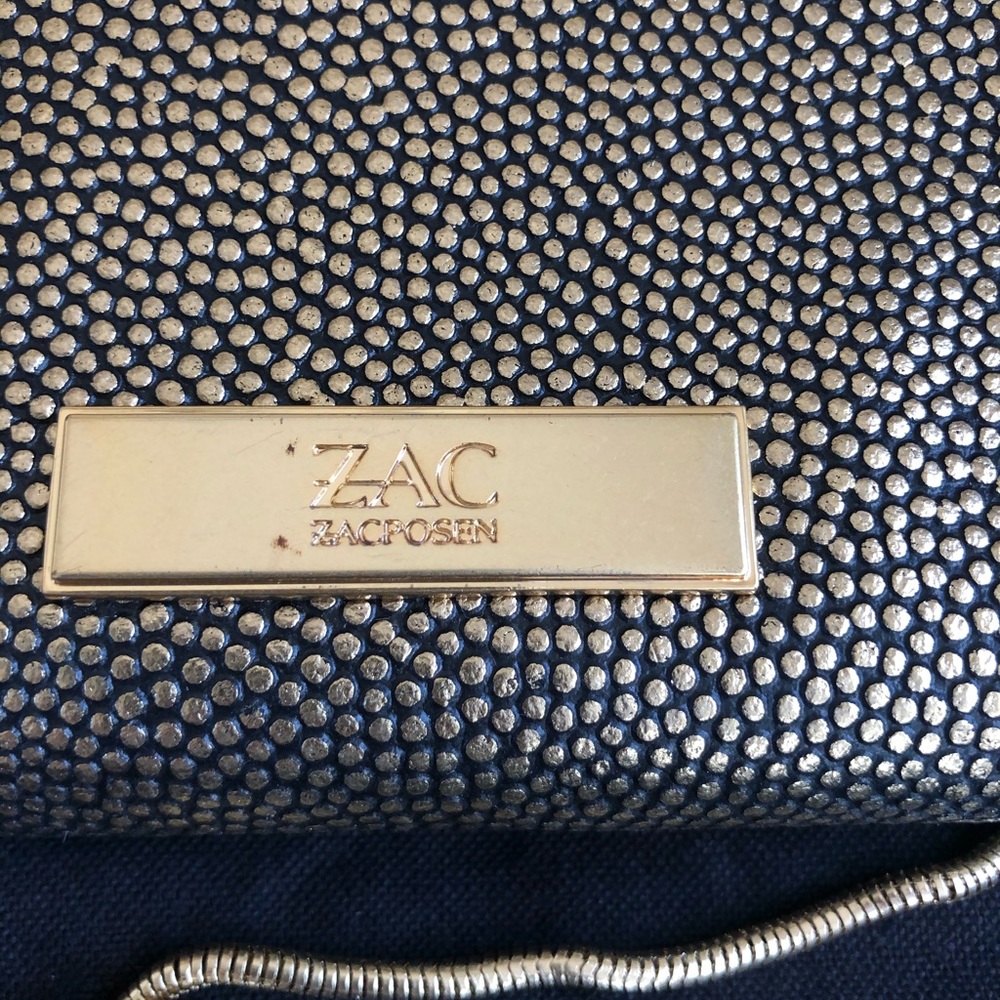 Zac Posen gold leather clutch - Picture 5 of 5
